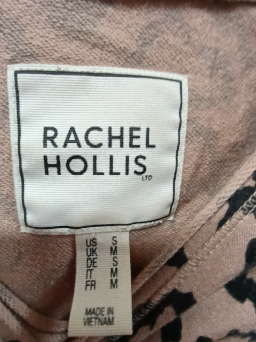 Rachel Hollis Pink Leopard-Print Women's Sweater